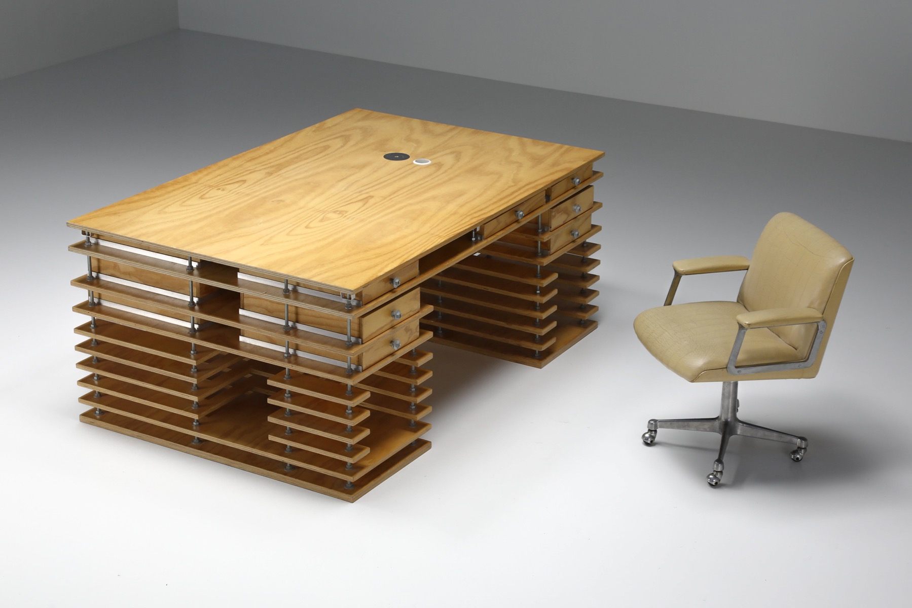 Rem Koolhaas Inspired Working Desk - 1990's