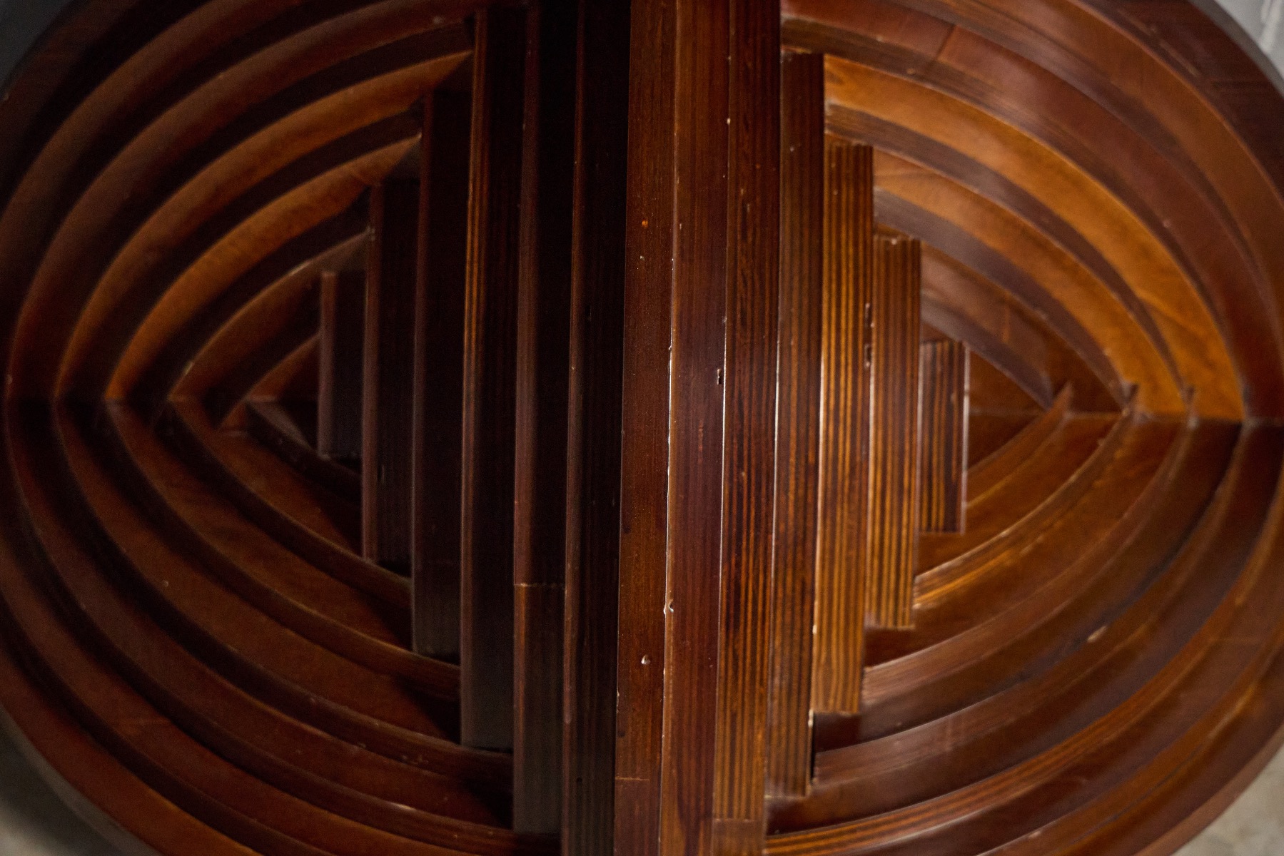 Custom Sculptural Console Tables by Mario Ceroli - 1970s 