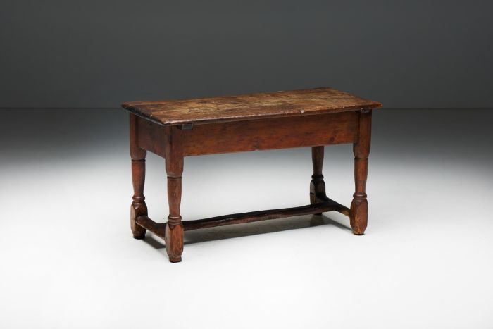 Rustic Art Populaire Writing Table - Early 20th Century