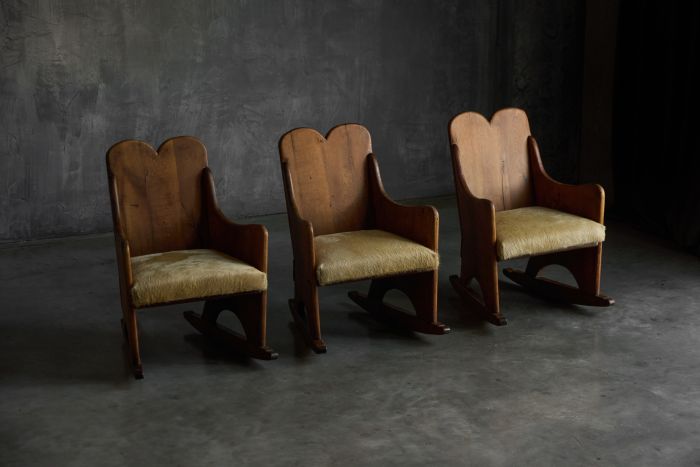 Rocking Armchair in the Style of Axel Einar Hjorth - 1930s