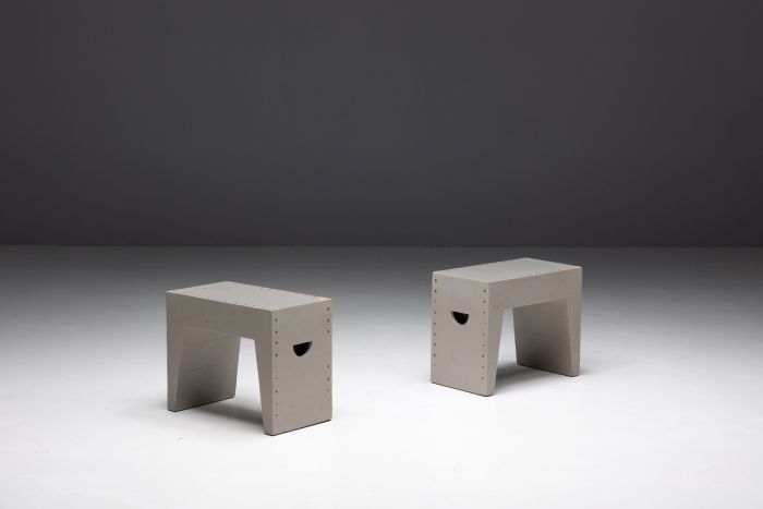 Monastic modern stools by Van der Laan