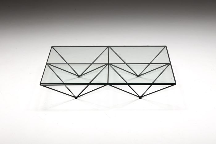 Alanda square coffee table by Paolo Piva for B&B Italia from the 1980s