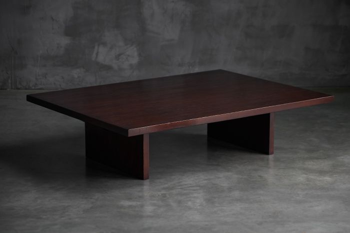 Bamboo coffee table designed by Axel Vervoordt from the 1980s