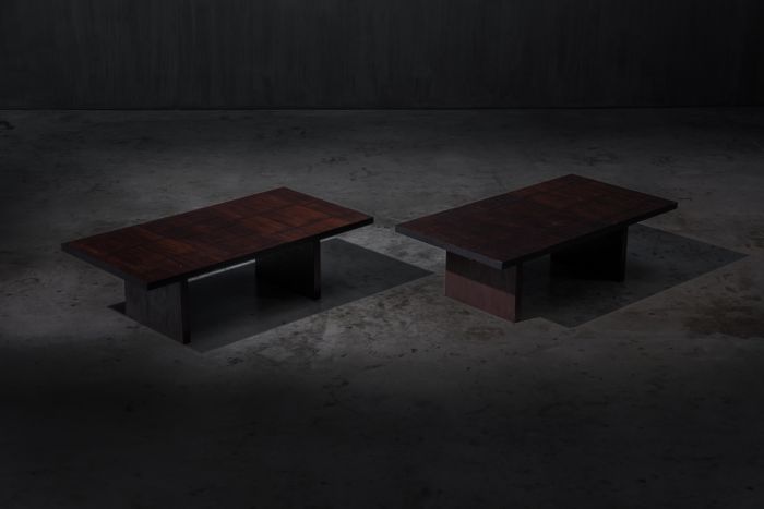 Bamboo coffee table designed by Axel Vervoordt in the 1980s