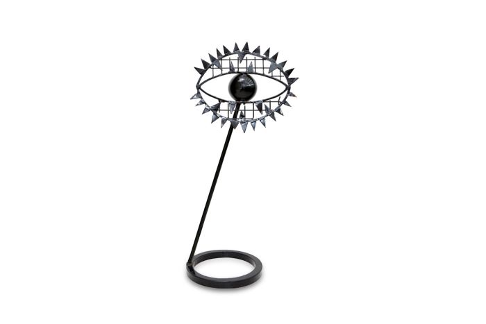 Black cyclopean sculpture from the 20th century