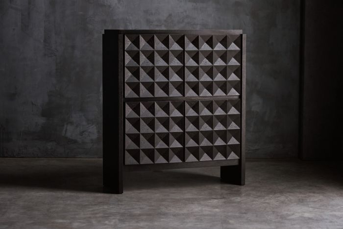 Brutalist cabinet by De Coene 1970s