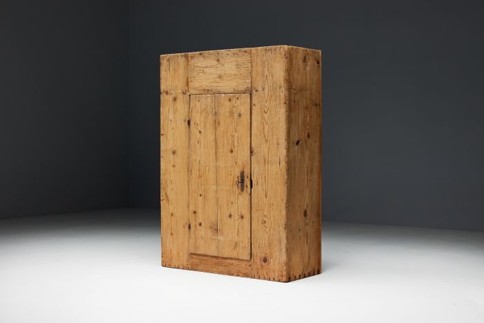 Brutalist naive cabinet from the early nineteenth century