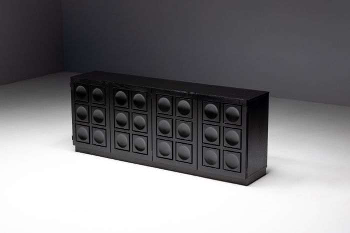 Brutalist sideboard Torino by Frans Defour from the 1970s