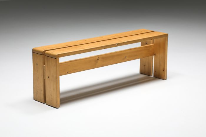 Charlotte Perriand Les Arcs bench from the 1960s