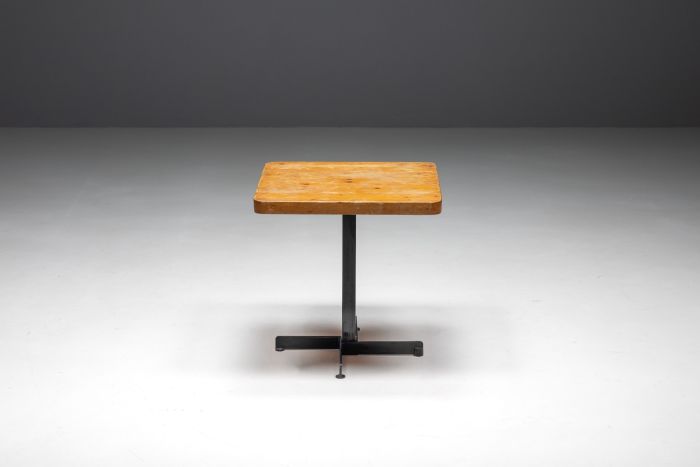 Charlotte Perriand Les Arcs square table from the 1960s