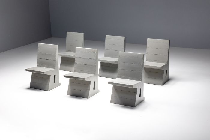 Dining chairs by Dom Hans van der Laan and Jan de Jong 1960s