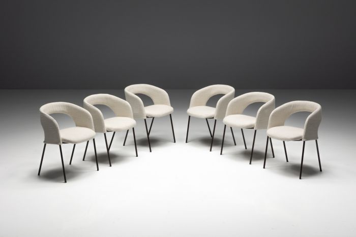 Dining chairs by Gastone Rinaldi for RIMA 1950s