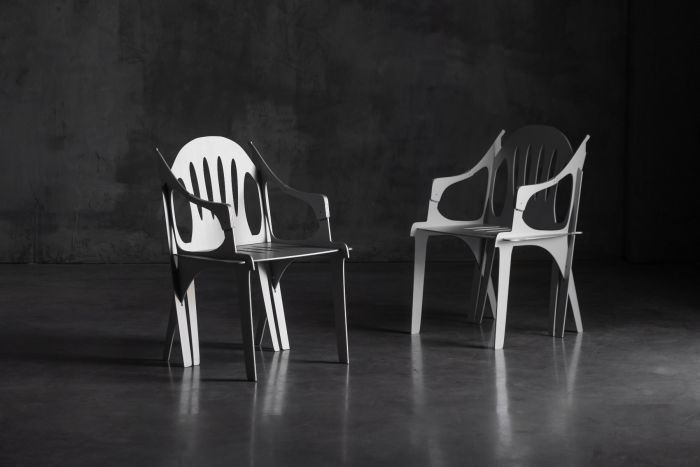Flatscreen chairs designed by Schimmel and Schweikle, 2019