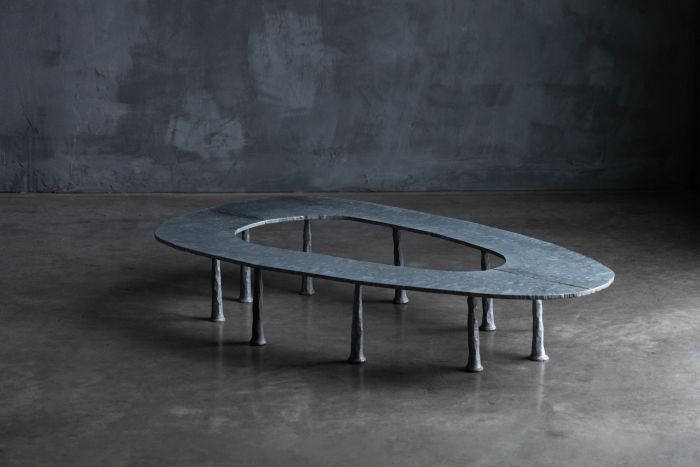 Galva Elipse coffee table by Atelier Serruys from 2024