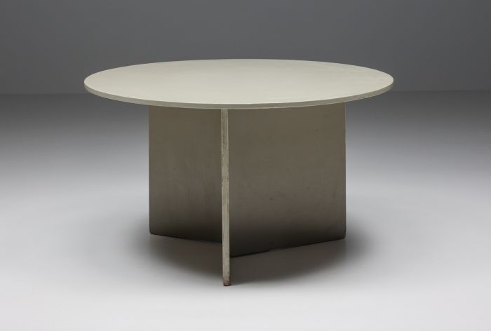 Gerald Summers modernist sideboard in grey painted wood from the 1930s