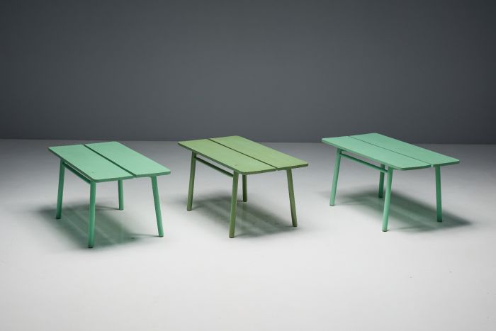 Green Coffee Bean table designed by Pierre Gautier-Delayé in 1965