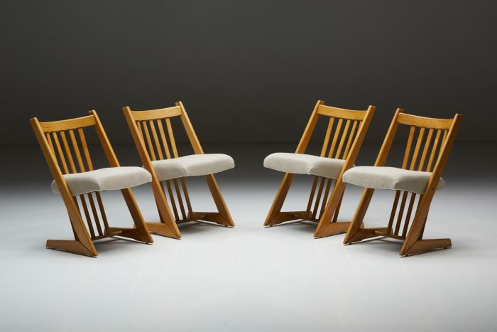 Italian mid century dining chairs from the 1960s