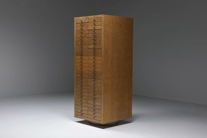 Memphis multi drawer cabinet by Frans van Praet from the 1980s