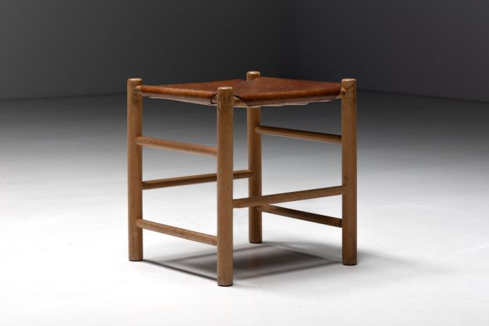 Mid century modern low stools from the 1950s