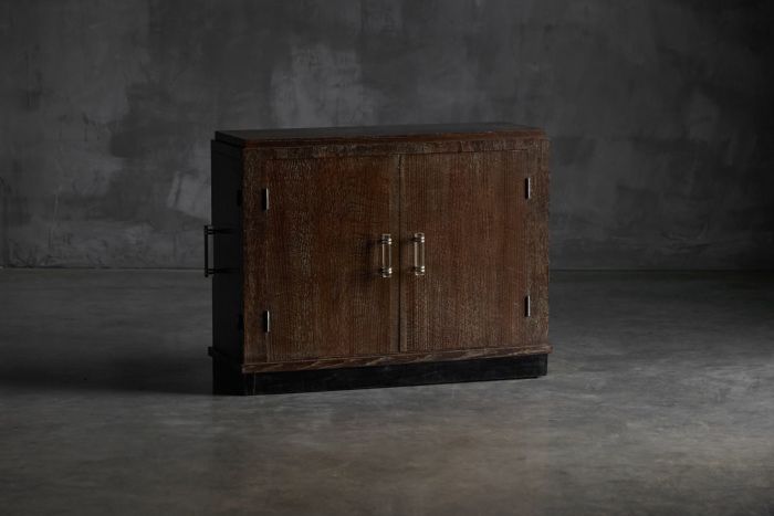 Modernist Art Deco oak cabinet from the 1940s