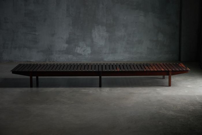 Mucki bench designed by Sergio Rodrigues for OCA in the 1960s