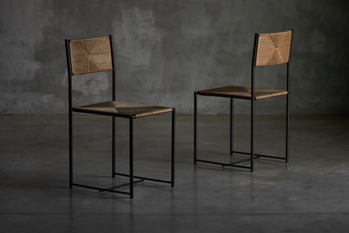 Paludis dining chairs designed by Giandomenico Belotti for Alias in the 1980s