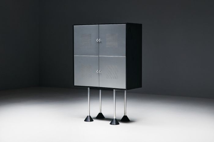 Pastoe postmodern Memphis style cabinet by Gerard van den Berg from the 1980s