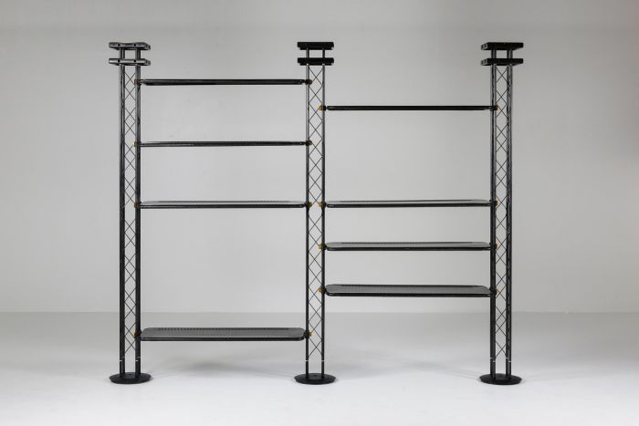 Post modern Italian shelve system Orezero from the 1980s