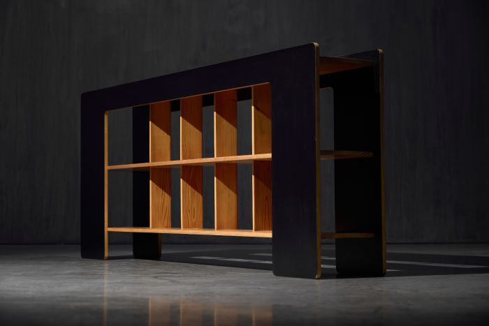 Postmodern bookcase designed by Roberto Pamio and Renato Toso for Stilwood in the 1970s