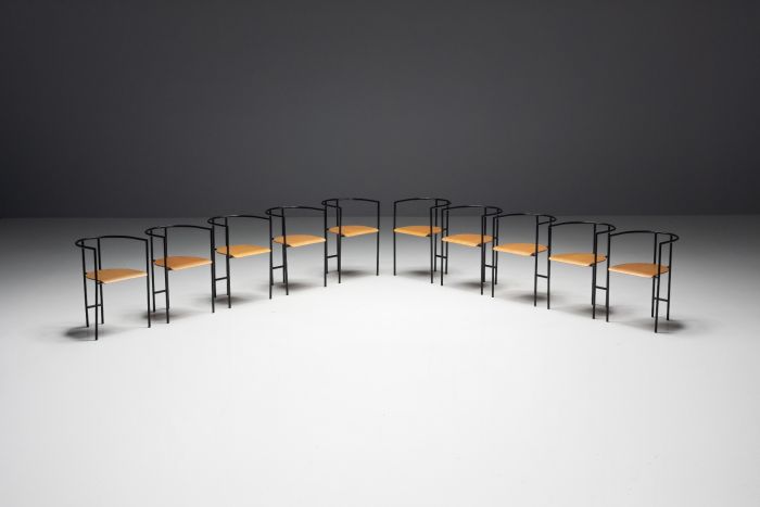 Postmodern Tokyo armchairs by Rodney Kinsman for Bieffeplast 1980s