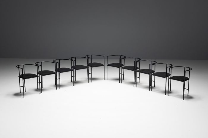 Postmodern Tokyo armchairs by Rodney Kinsman for Bieffeplast 1980s