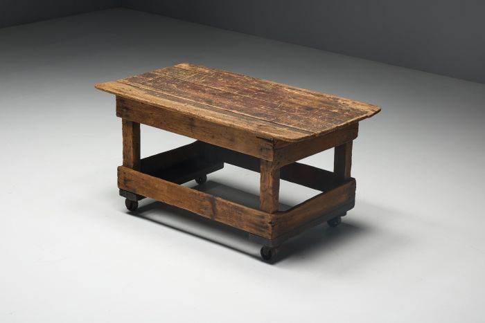 Primitive industrial table 19th century
