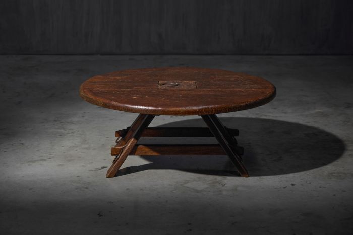 Rustic antique coffee table from the 1960s