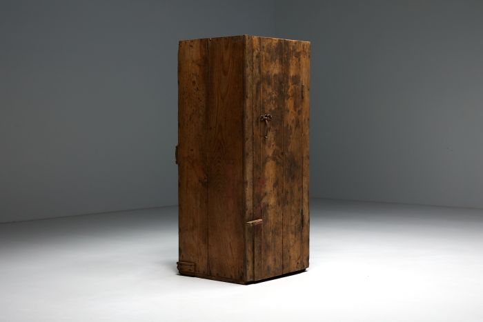 Rustic art populaire cabinet from the nineteenth century