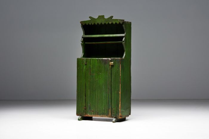 Rustic folk art cabinet from the early nineteenth century