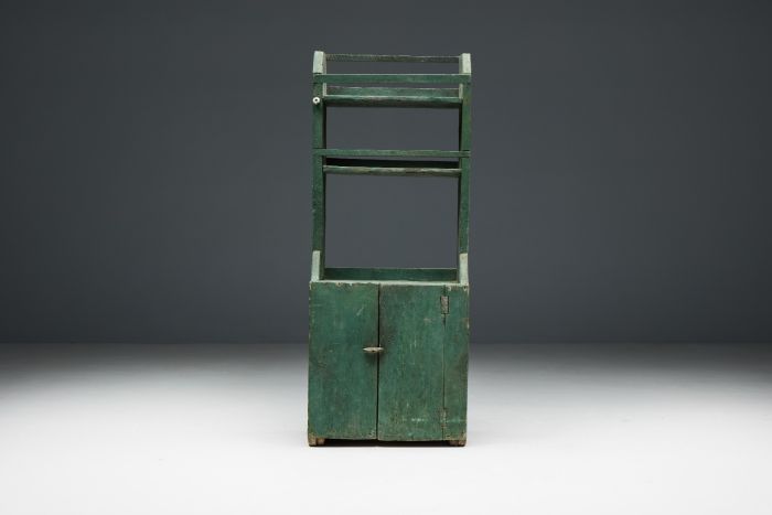 Rustic folk art cupboard from the early nineteenth century