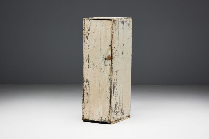 Rustic primitive cupboard from the nineteenth century
