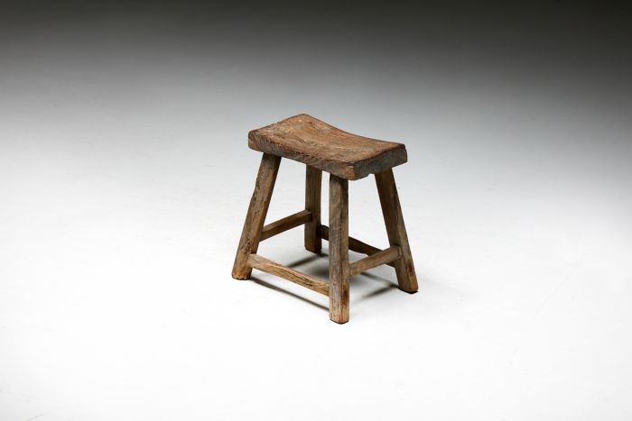 Rustic travail populaire stool from the early twentieth century