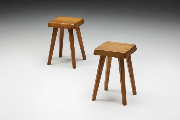 S01 stools by Pierre Chapo from the 1970s