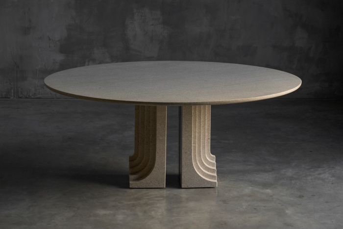 Samo dining table designed by Carlo Scarpa for Simon Gavina, 1971