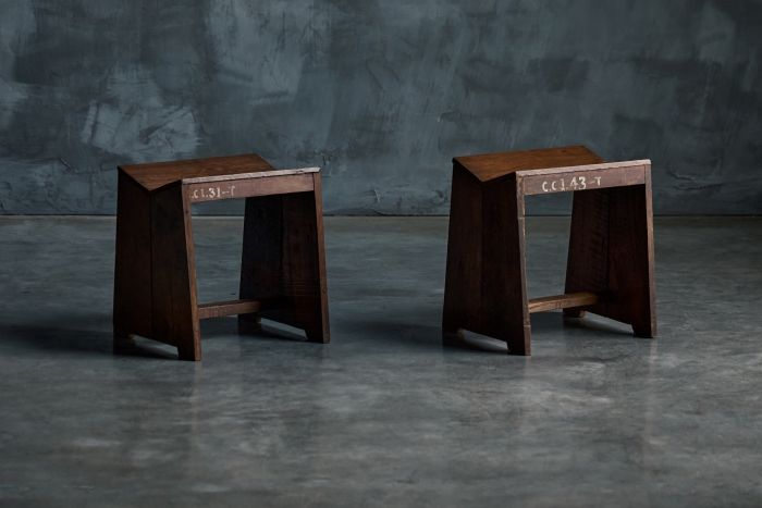 Pierre Jeanneret PJ-SI-68-A sewing stool