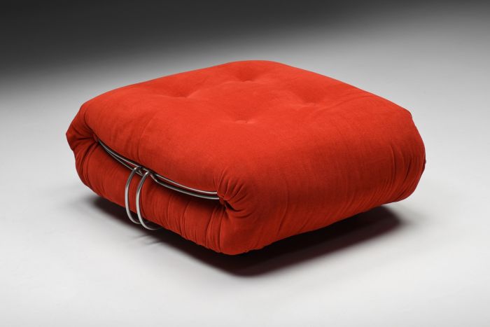 Soriana pouf by Afra and Tobia Scarpa for Cassina from the 1970s
