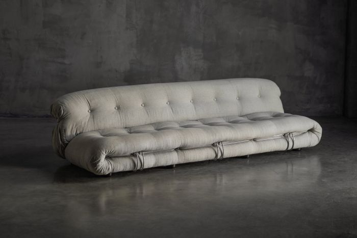 Soriana sofa designed by Afra and Tobia Scarpa for Cassina, 1970s