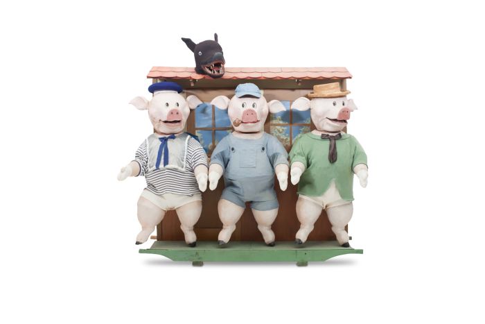 The Three Little Pigs puppetry from the 1930s