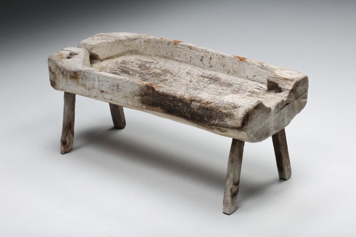 Wabi sabi rustic drinking trough from the 1950s
