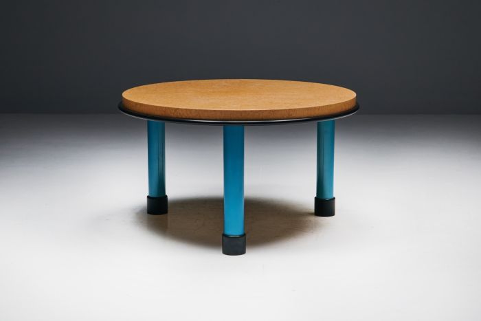 Burl Wood Memphis Table by Ettore Sottsass - 1990s