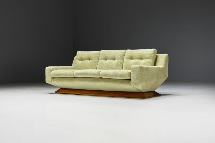 Mid-Century Sofa in Pierre Frey Chenille - 1960s