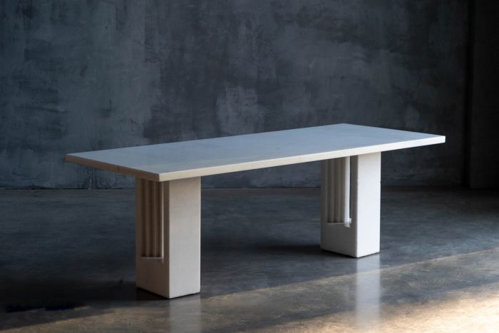 'Delfi' Dining Table by Carlo Scarpa and Marcel Breuer for Simon - 1969