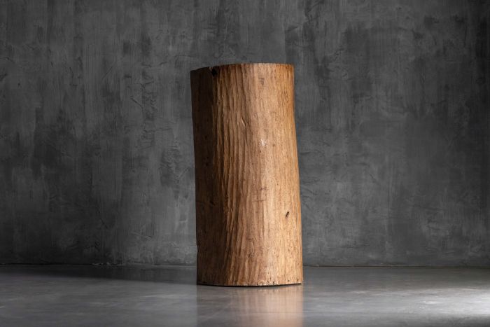 Large Vernacular Tree Trunk Vessel - 19th Century