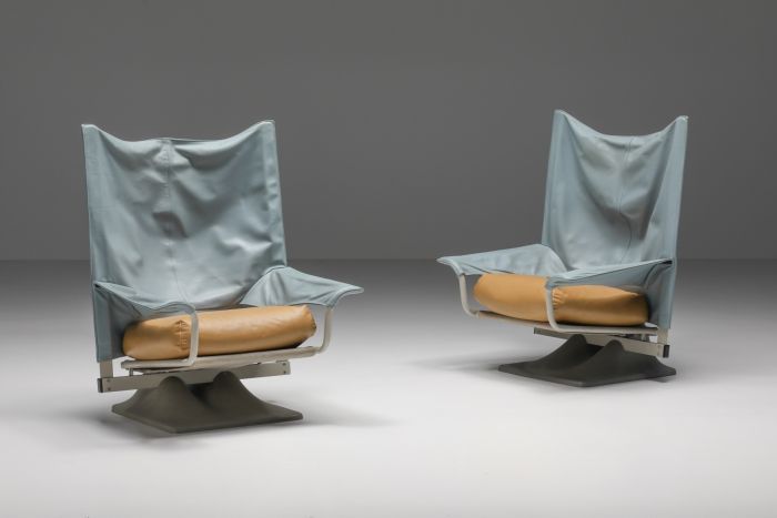 Lounge Chairs Pair 'Aeo' by Paolo Deganello  - 1973